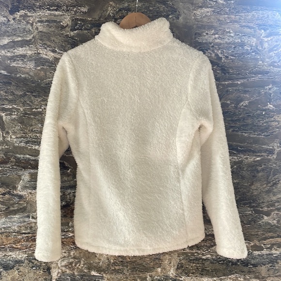 Patagonia White Sherpa 1/4 Zip Los Gatos Fleece- Size Women's Small - Picture 4 of 4